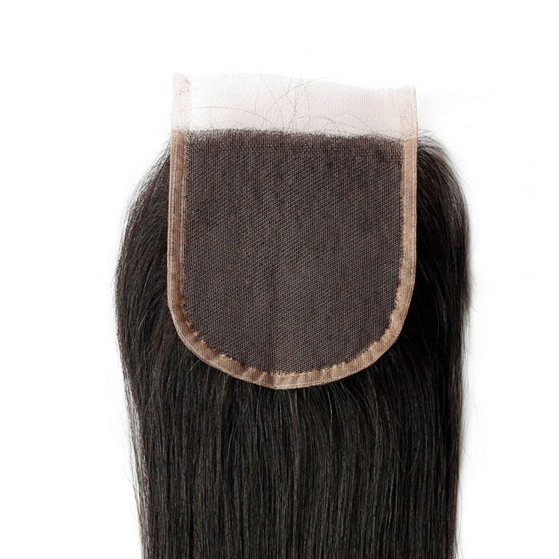 Cambodian Raw Hair Straight 4X4 HD Lace Closure Premium Cuticles Aligned One Donor Hair