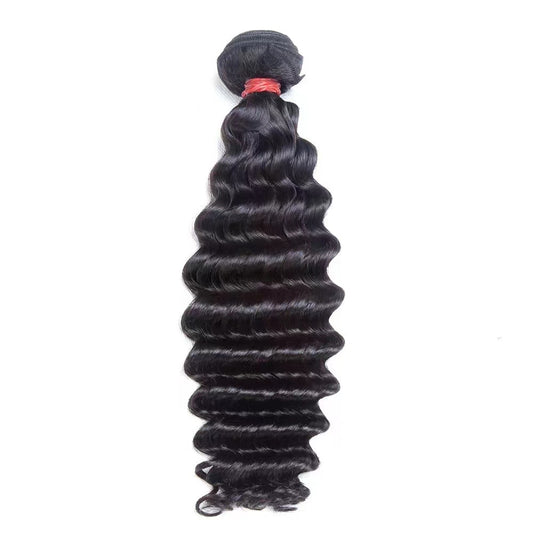 Deep wave virgin hair extension wholesale natural human hair unprocessed bundles