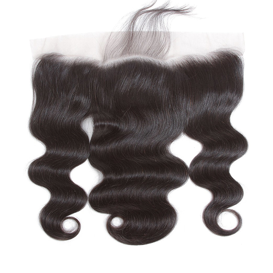 Lace frontal HD / Transparent body wave 13x6 inch human virgin hair lace frontal natural hair