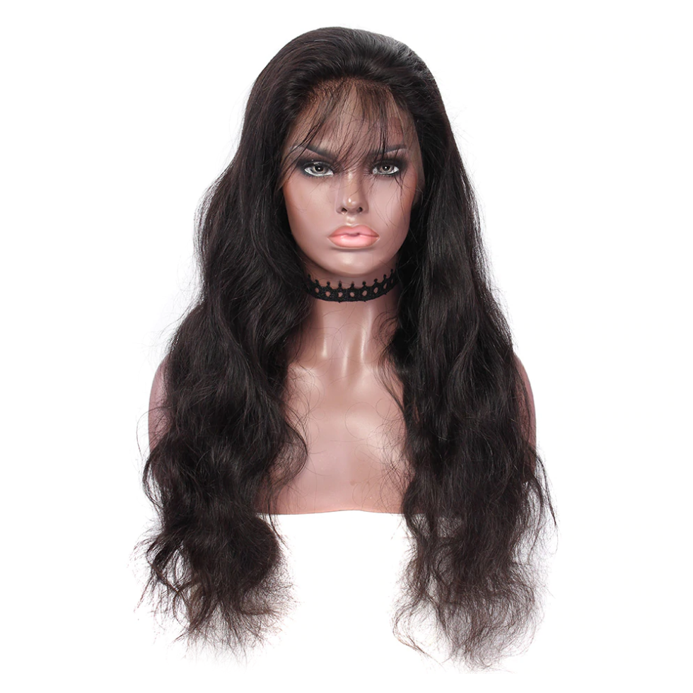 Cambodian Raw hair 13x4 HD Lace Frontal wig Premium Cuticles Aligned Bodywave One Donor Hair