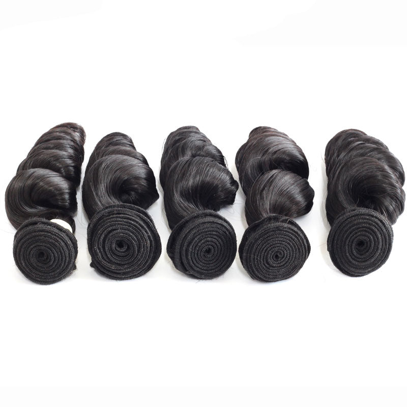 Loose wave virgin hair extension wholesale natural human hair unprocessed bundles