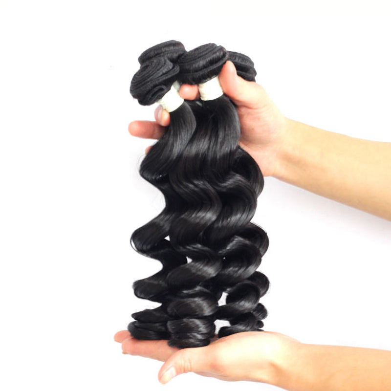 Loose wave virgin hair extension wholesale natural human hair unprocessed bundles