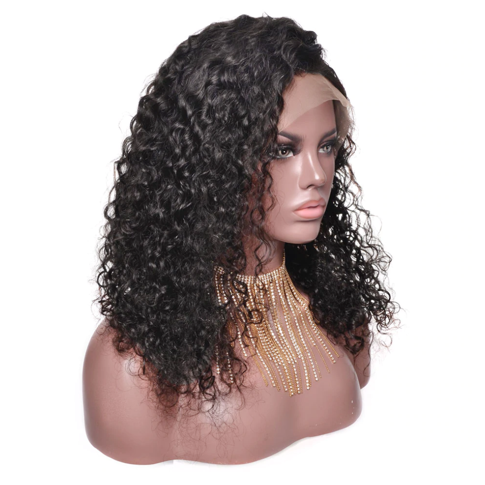 Water wave Virgin hair 5x5 HD lace frontal wig Cuticle aligned human hair wholesale