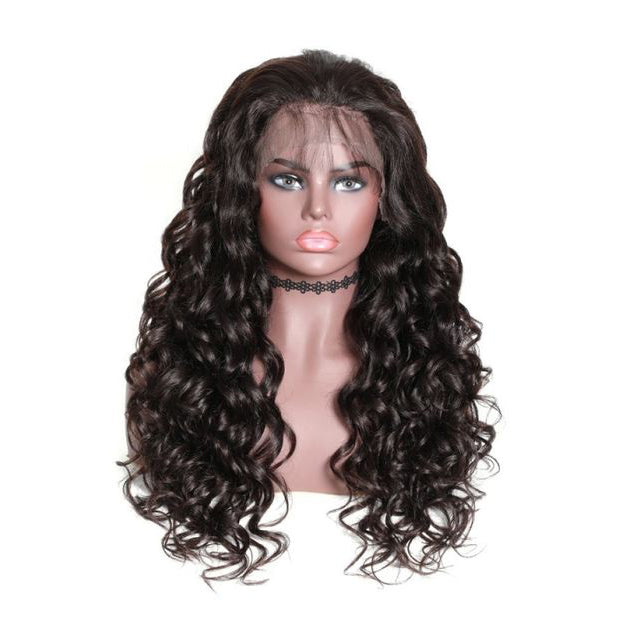 Water wave Virgin hair 5x5 HD lace frontal wig Cuticle aligned human hair wholesale