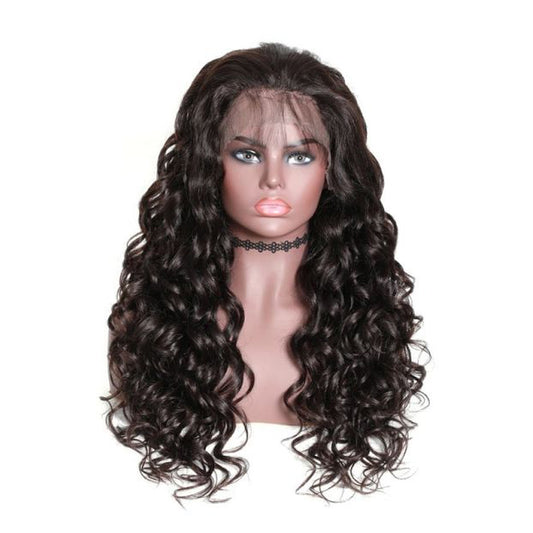 Water wave Virgin hair 13x4 HD lace frontal wig Cuticle aligned human hair wholesale